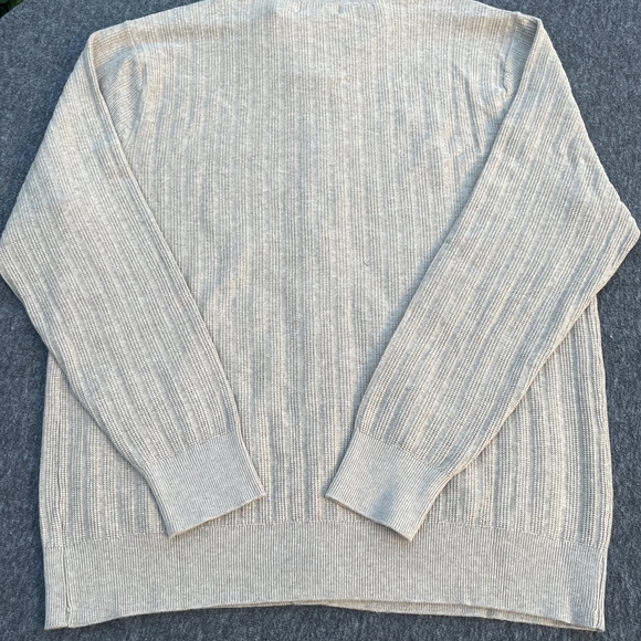 Goodfellow & Co Light Beige Ribbed Button-Front Cardigan - Picture 2 of 6